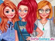 Игра Первый день в колледже принцесс Игра Первый день в колледже принцесс